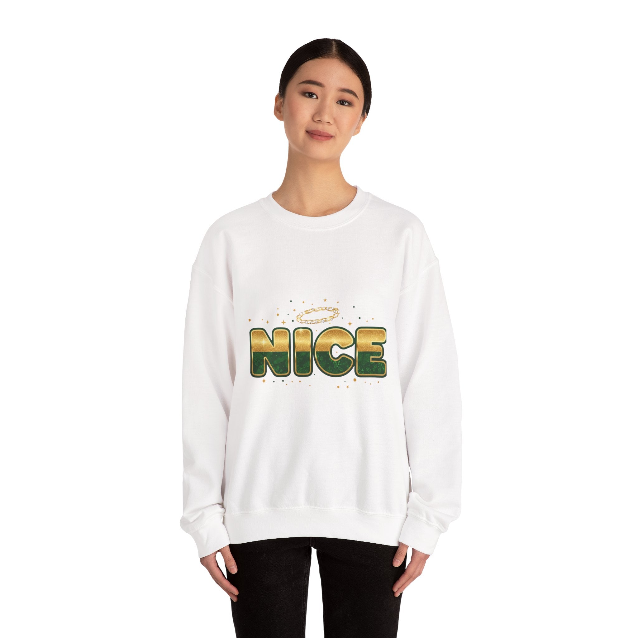 Naughty & Nice Crewneck Sweatshirt for Holiday Cheer